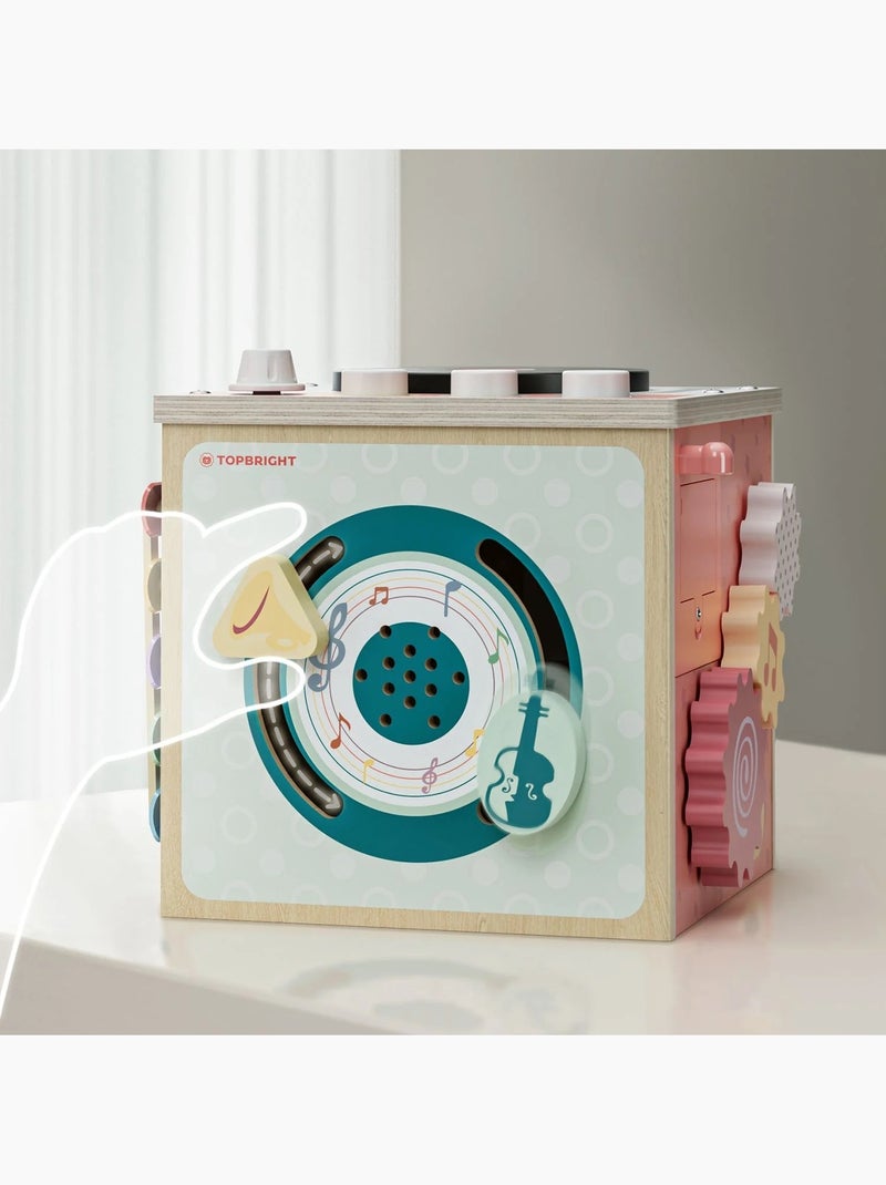 Cube d'activité musicale Beige - Kiabi
