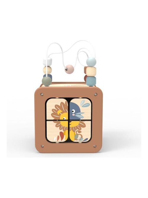 Cube d'activités 5 en 1 en bois en Bois FSC® - Kiabi