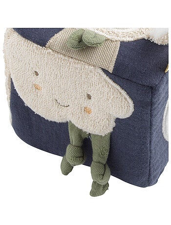 Cube d'activités bébé en coton bio - SAUTHON