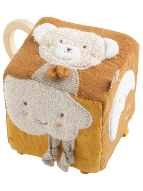 Cube d'activités bébé en coton bio - SAUTHON - Kiabi