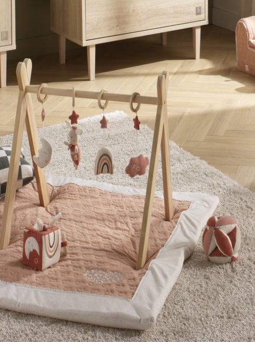 Cube d'activités bébé en coton bio - SAUTHON - Kiabi