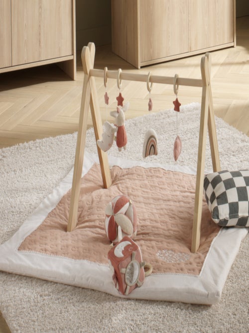 Cube d'activités bébé en coton bio - SAUTHON - Kiabi