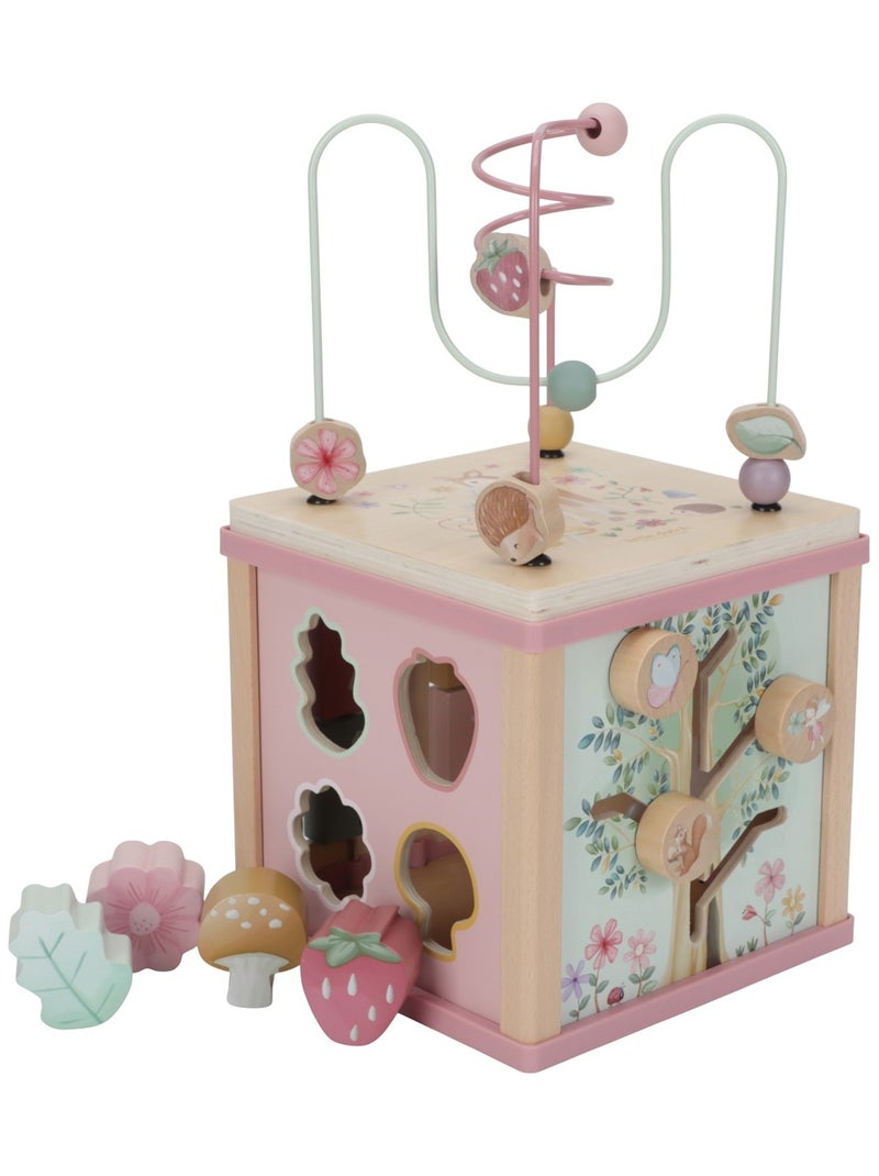 Cube d'activités en bois Fairy Garden Rose - Kiabi