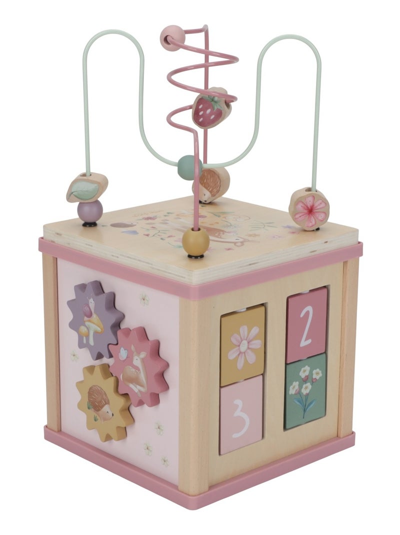 Cube d'activités en bois Fairy Garden Rose - Kiabi