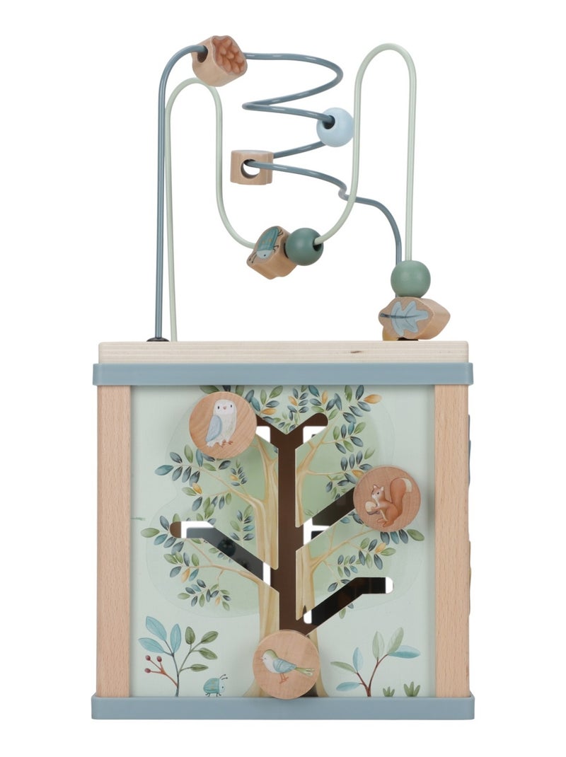 Cube d'activités en bois Forest Friends Bleu - Kiabi