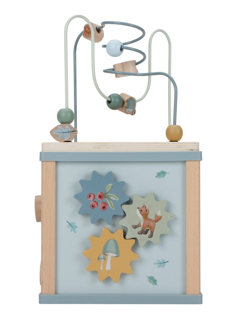 Cube d'activités en bois Forest Friends Bleu - Kiabi