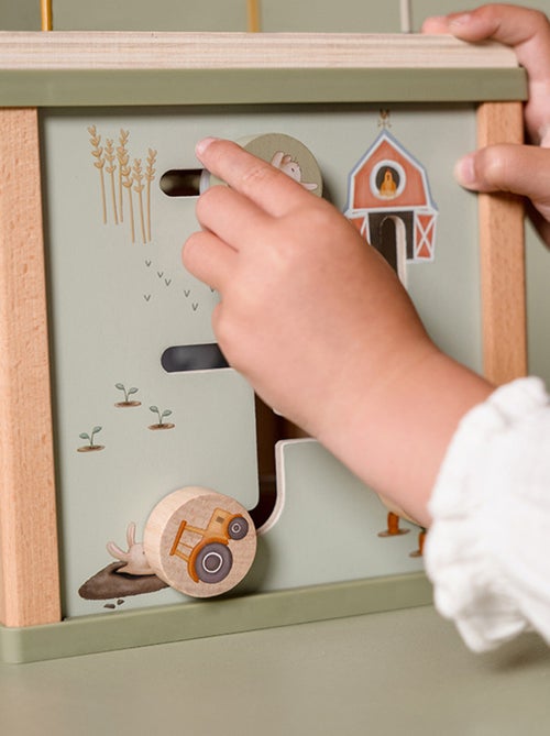 Cube d'activités en bois Little Farm - Kiabi
