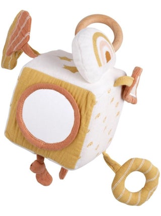 Cube d'activités en coton -