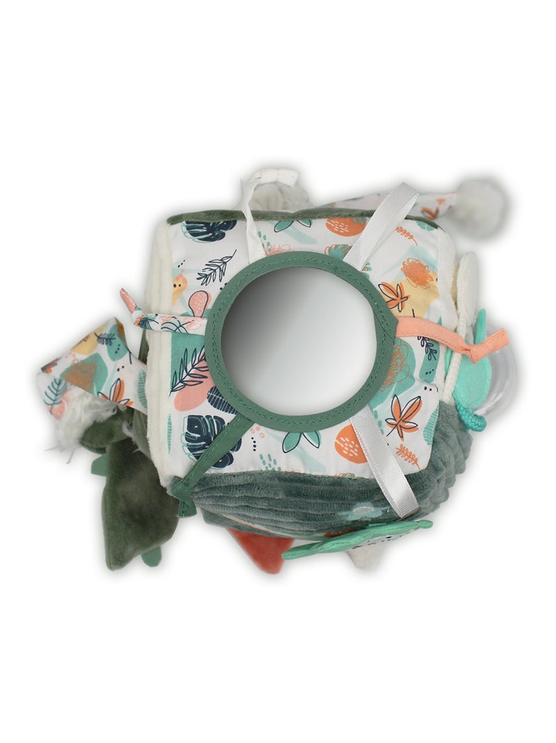 Cube d'activités en tissu Vert - Kiabi