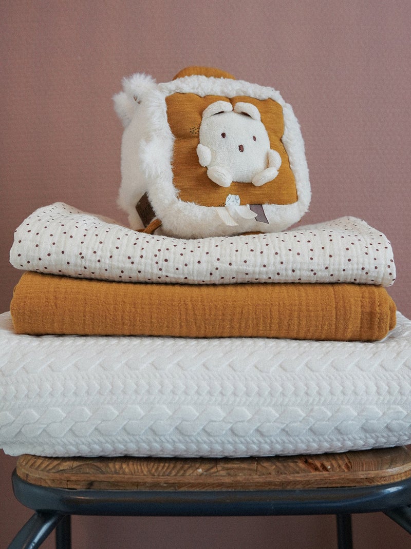 Cube d'activités ourson pour bébé Crème - Kiabi