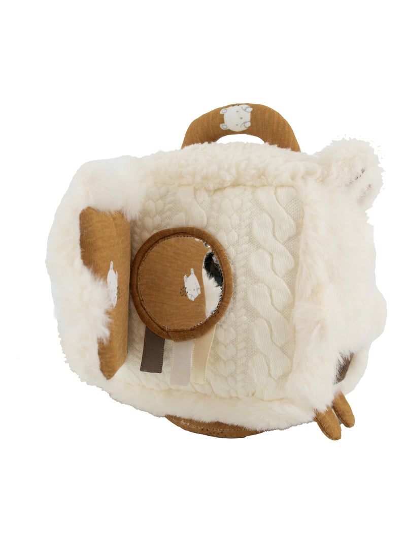 Cube d'activités ourson pour bébé Crème - Kiabi