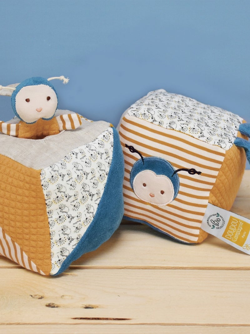 Cube d'activités Pollen l'Abeille Bio Jaune - Kiabi