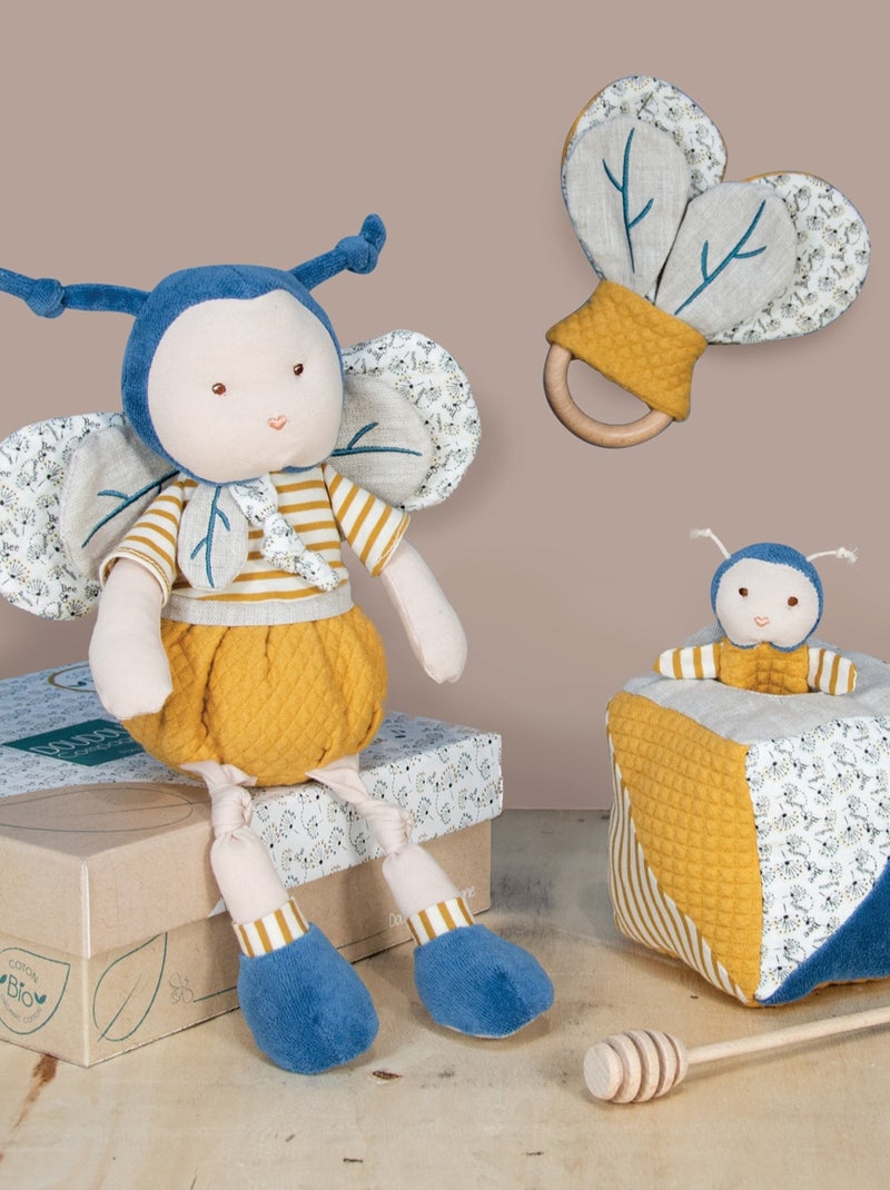 Cube d'activités Pollen l'Abeille Bio Jaune - Kiabi