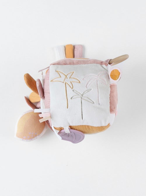 Cube d'activités Popsie, Gigi & Louli en Veloudoux® Noukie's - Kiabi