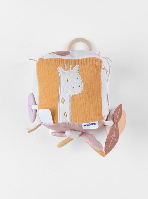 Cube d'activités Popsie, Gigi & Louli en Veloudoux® Noukie's - Kiabi