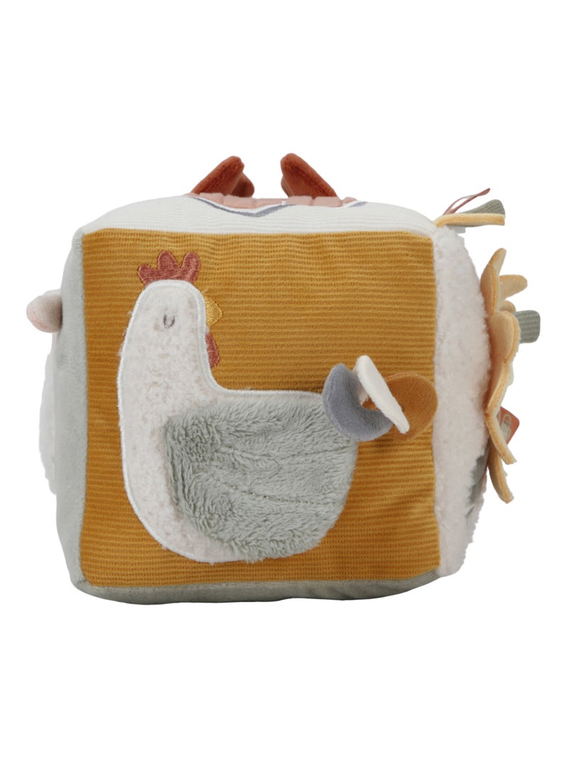 Cube d'activités Soft Little Farm Vert - Kiabi