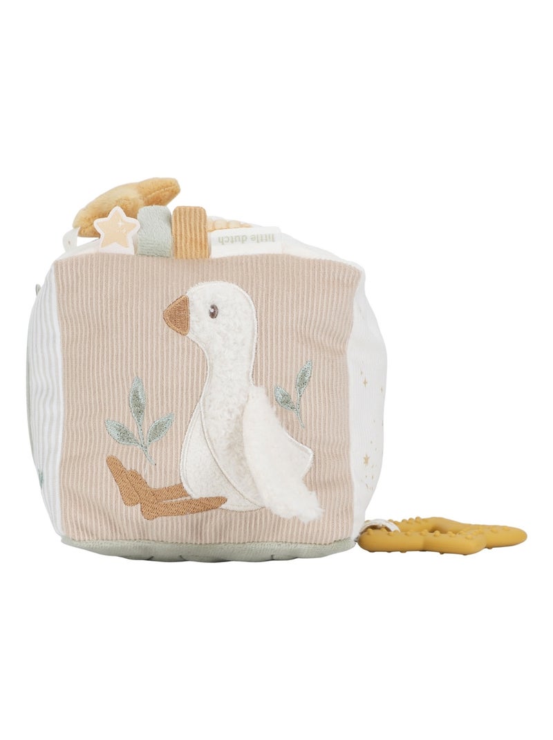 Cube d'activités Soft Newborn Beige - Kiabi