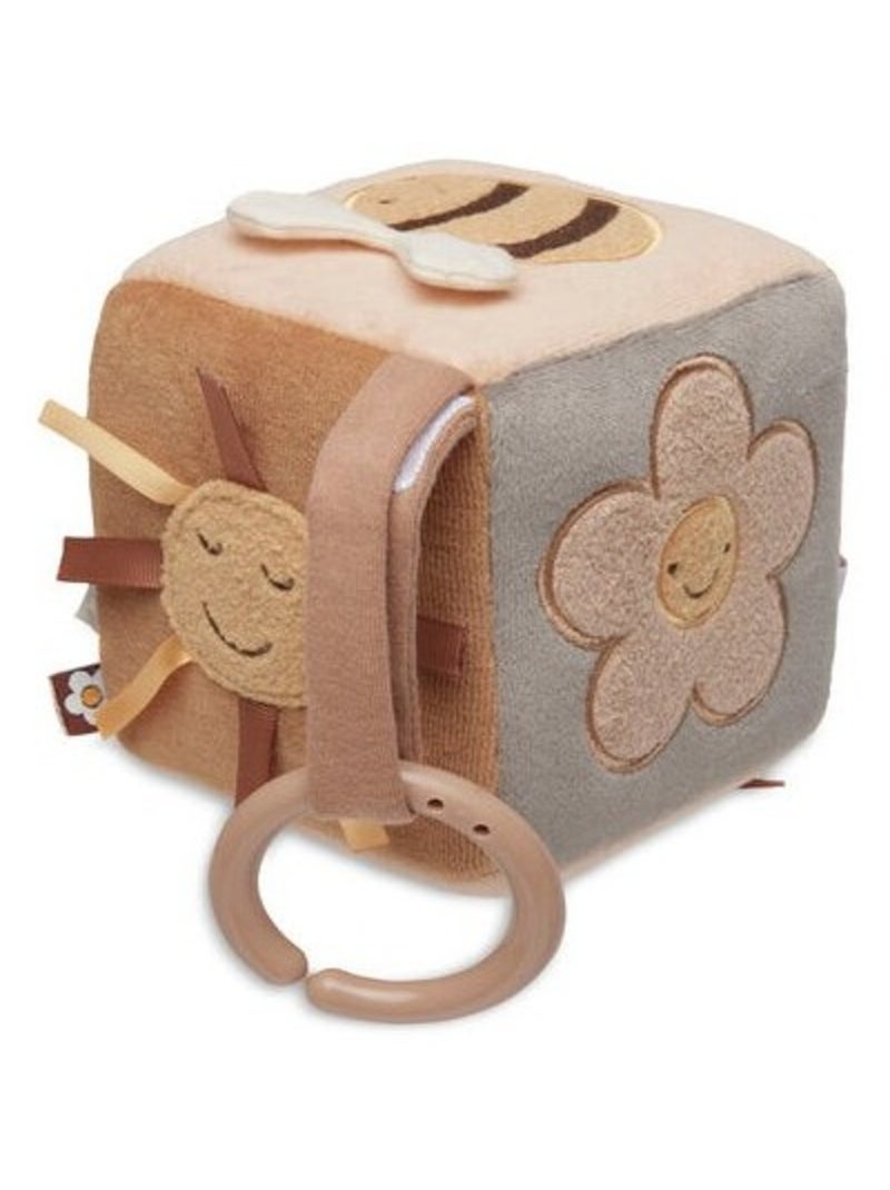 Cube d'activités Spring Garden en Tissu Beige - Kiabi
