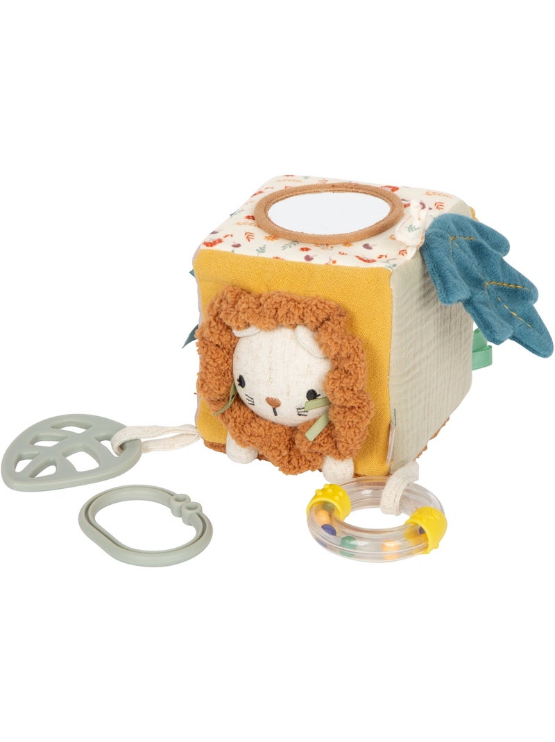 Cube de jeu en tissu Little Lion Jaune - Kiabi