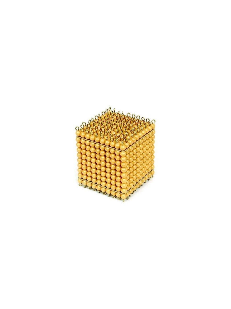 Cube De Mille Perles Dorées N/A - Kiabi