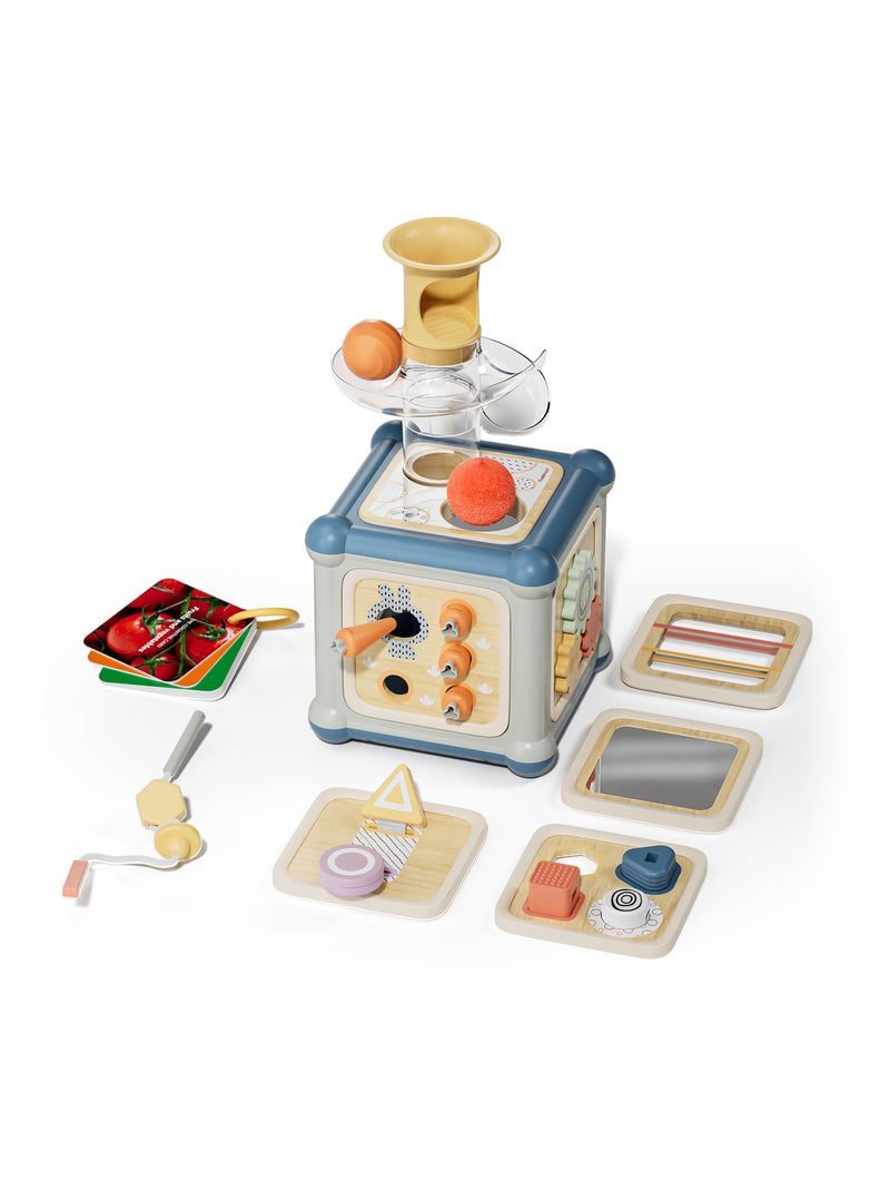 Cube de motricité 10 en 1 Bleu - Kiabi