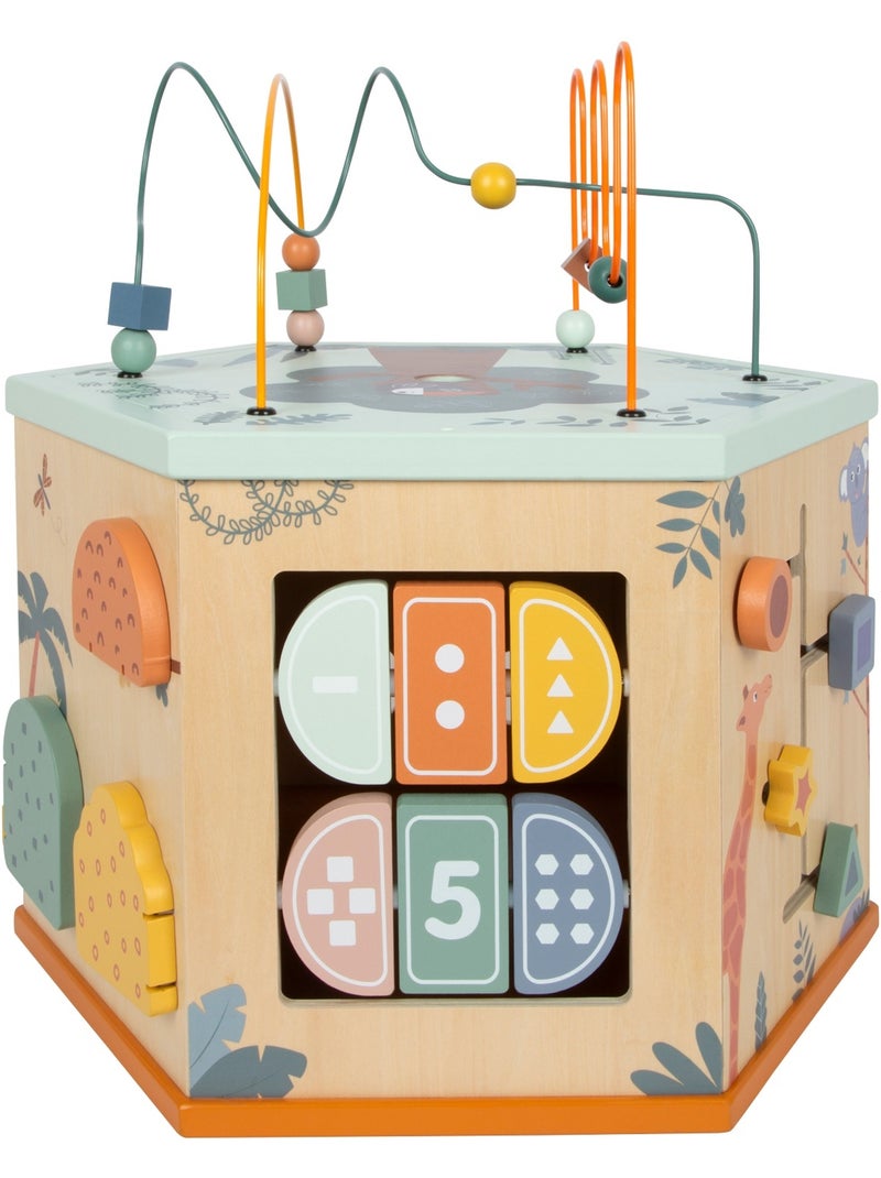 Cube de motricité 7 faces xl safari Beige - Kiabi