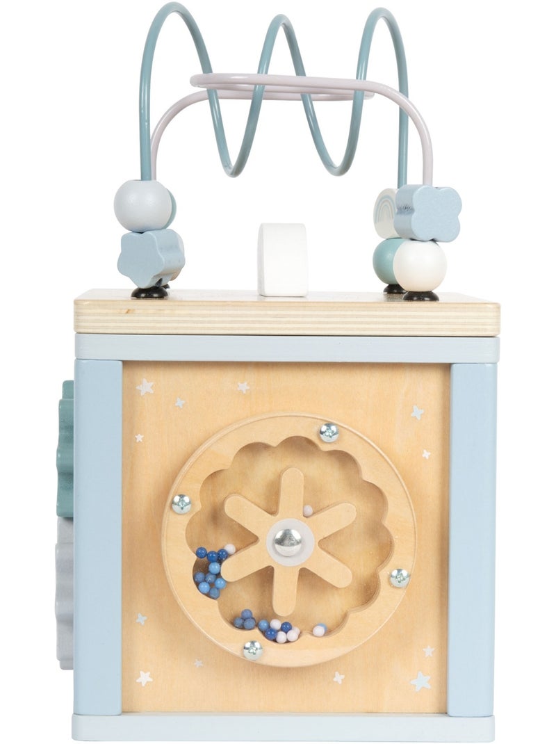 Cube de motricité en bois Bleu - Kiabi