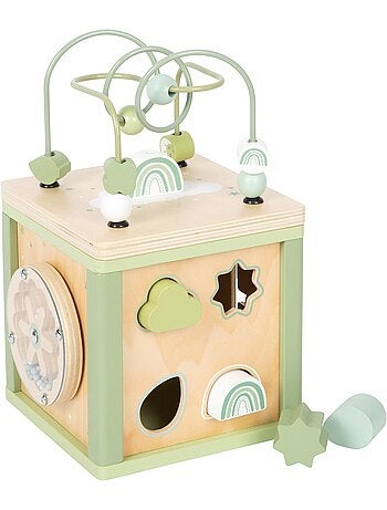 Cube de motricité en bois