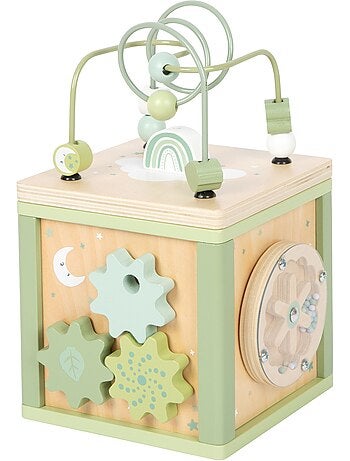 Cube de motricité en bois