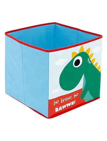 Cube de rangement - Dinosaures - 31x31x31 cm