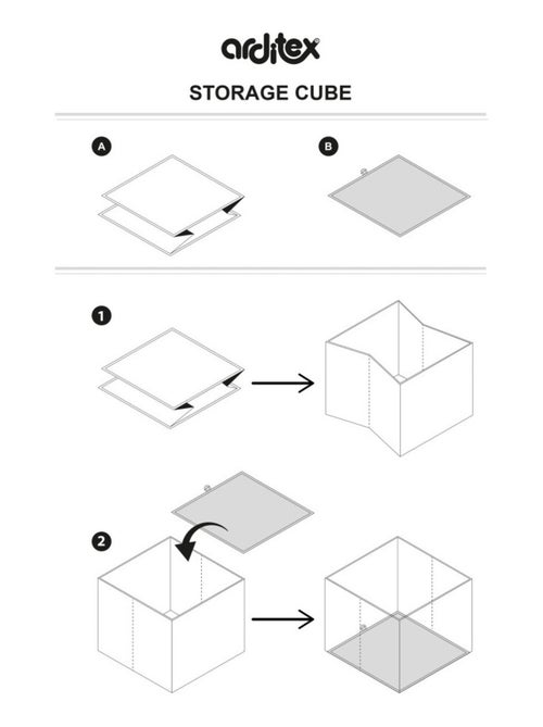 Cube de rangement - Dragon Ball Z - 31x31x31 cm - Kiabi
