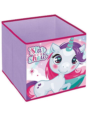 Cube de rangement - Licorne - Star Of Show