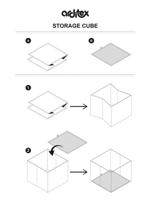 Cube de rangement - Spiderman - 31x31x31 cm - Kiabi