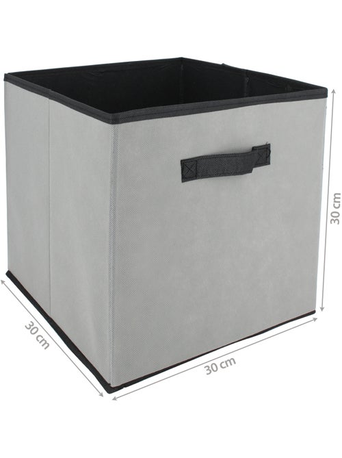 Cube de rangement 27 litres bicolore - Kiabi