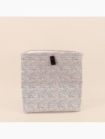 Cube de rangement à pois 31x31x31cm