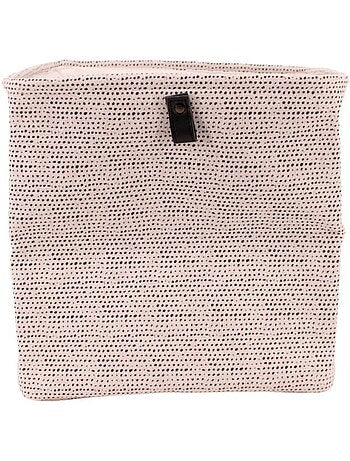 Cube de rangement à pois 31x31x31cm