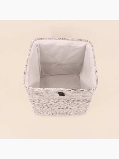 Cube de rangement à pois 31x31x31cm - Kiabi