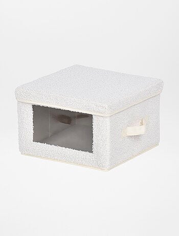 Cube de rangement avec fenêtre