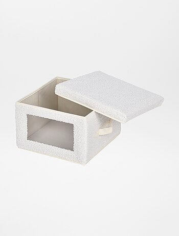 Cube de rangement avec fenêtre
