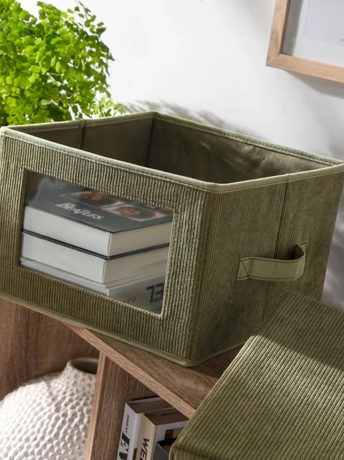 Cube de rangement avec fenêtre - Kiabi