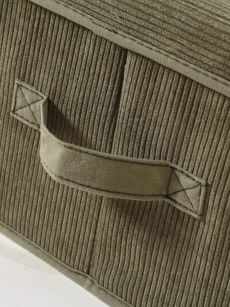 Cube de rangement avec fenêtre Kaki - Kiabi