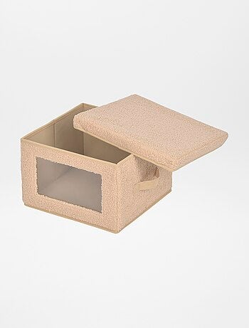 Cube de rangement avec fenêtre