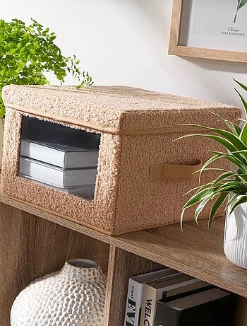 Cube de rangement avec fenêtre