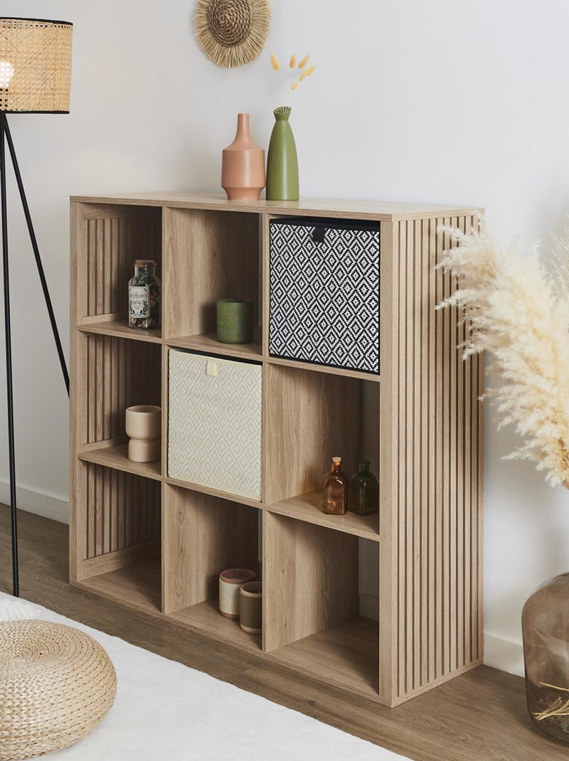 Cube de rangement BRAID Noir Noir - Kiabi