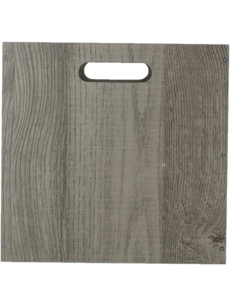 Cube de rangement effet bois MIX'N MODUL Gris - Kiabi