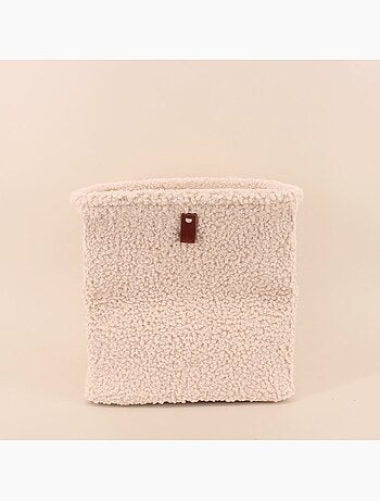 Cube de rangement en bouclette 31x31x31cm
