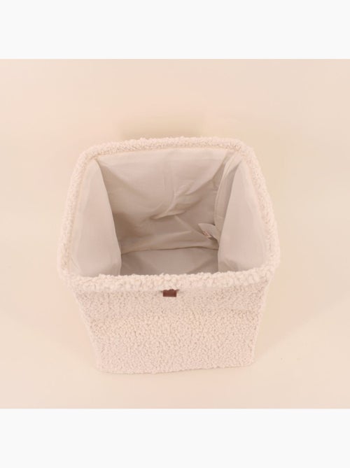 Cube de rangement en bouclette 31x31x31cm - Kiabi