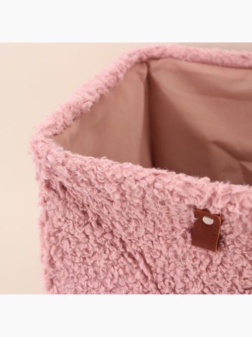 Cube de rangement en bouclette 31x31x31cm - Kiabi