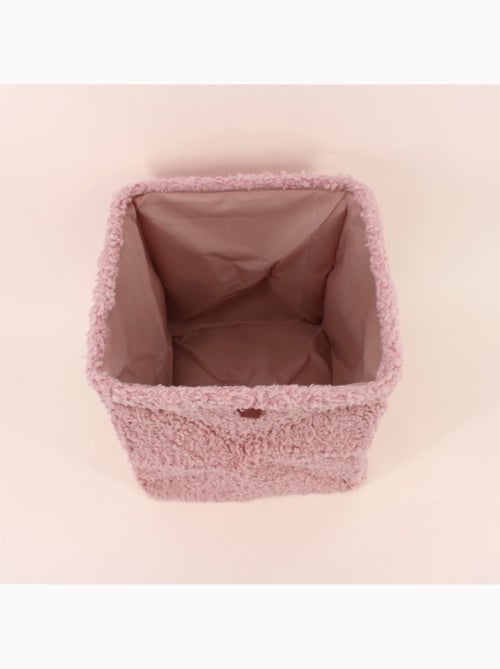 Cube de rangement en bouclette 31x31x31cm - Kiabi