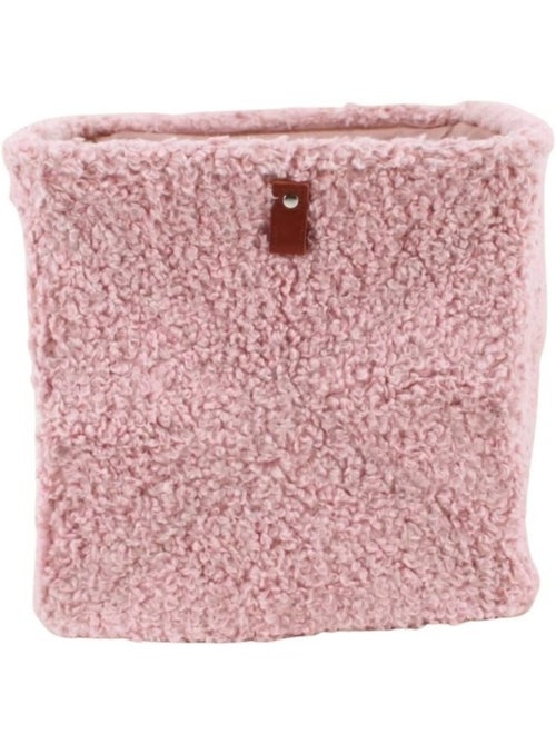 Cube de rangement en bouclette 31x31x31cm - Kiabi